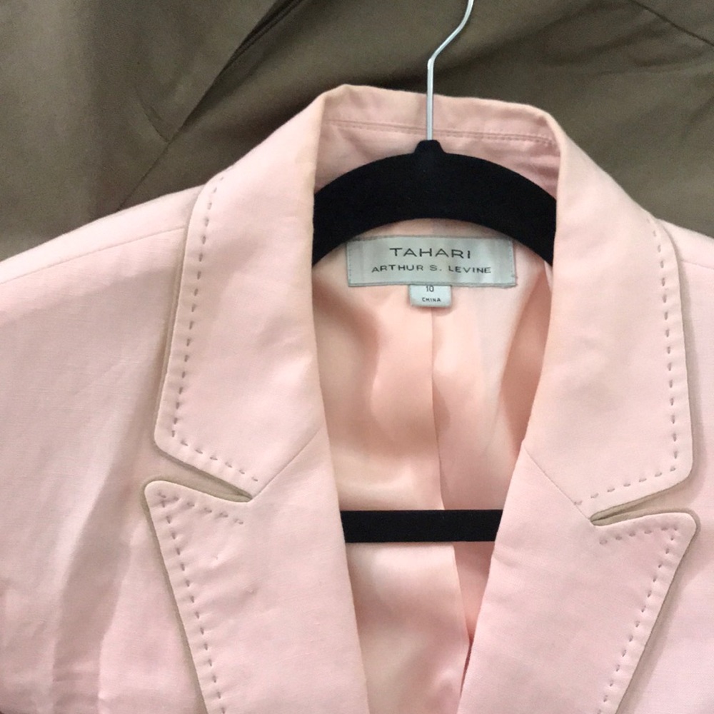 COPY - Tahari linen suit